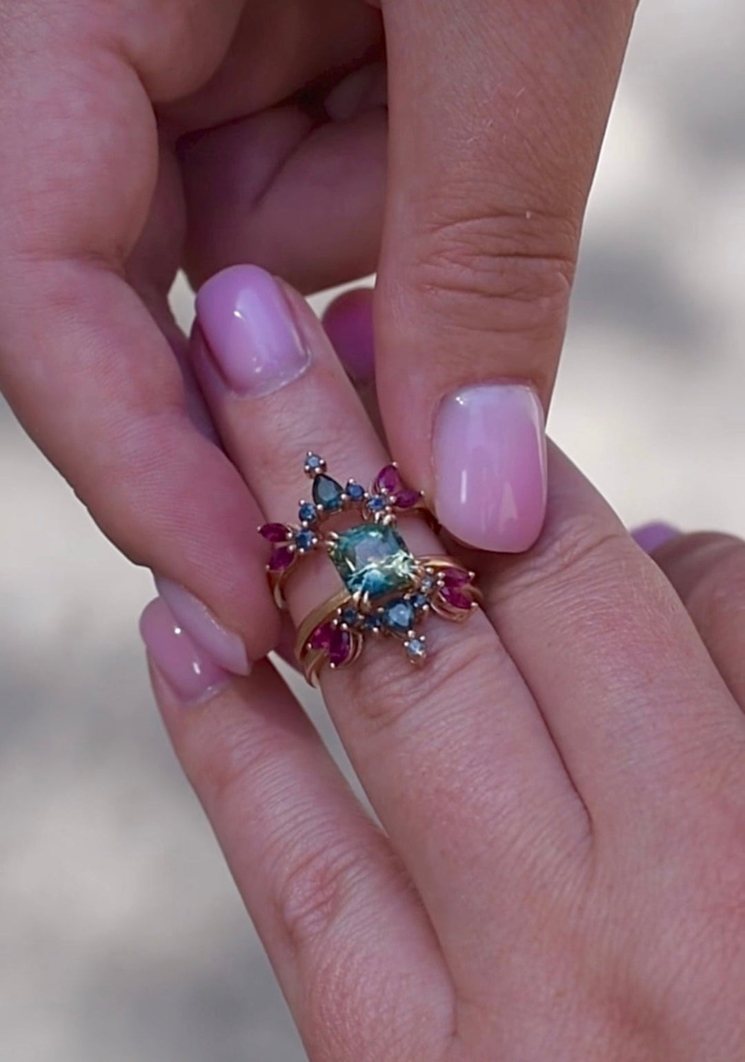 How to Style Your Engagement Ring with a Wedding Band