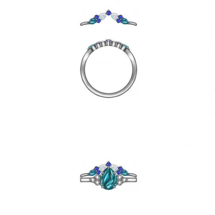 Custom Order Matching Wedding Band for Order #1396