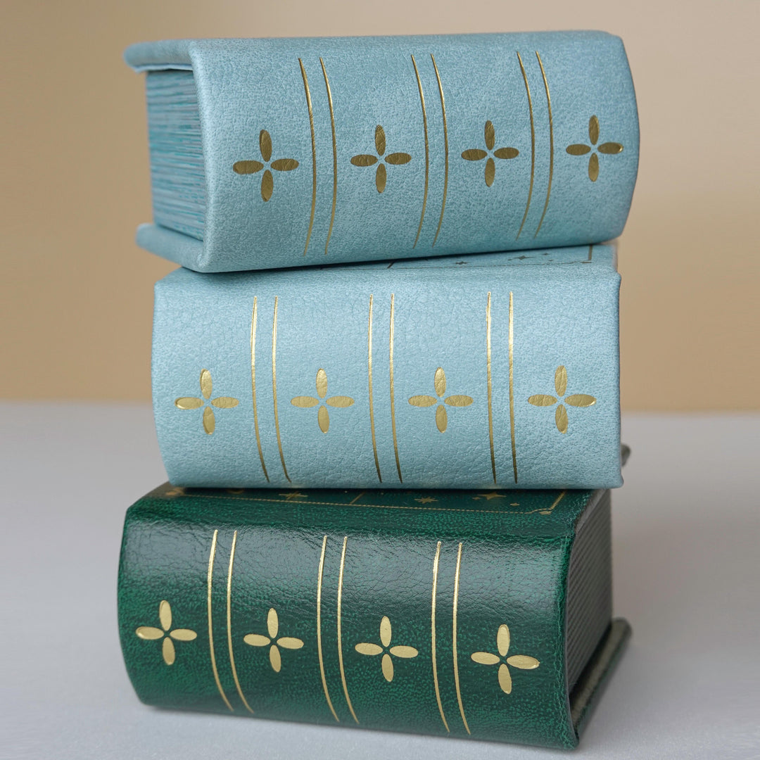 Celestial Book Inspired Ring Box – Leather Velvet Engagement Ring Box