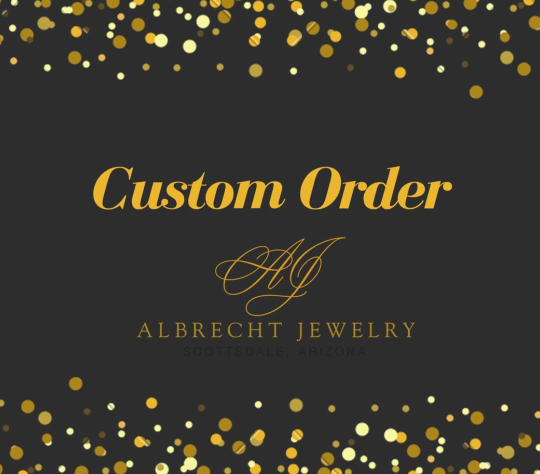 Custom Order Hidden Halo Engagement Ring Down Payment