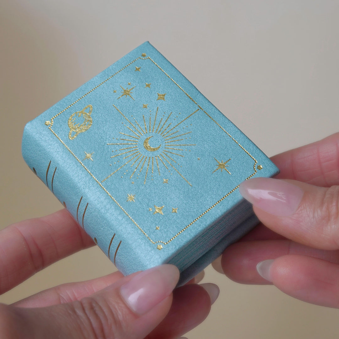 Celestial Book Inspired Ring Box – Leather Velvet Engagement Ring Box