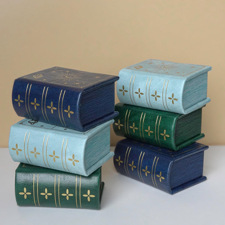 Celestial Book Inspired Ring Box – Leather Velvet Engagement Ring Box