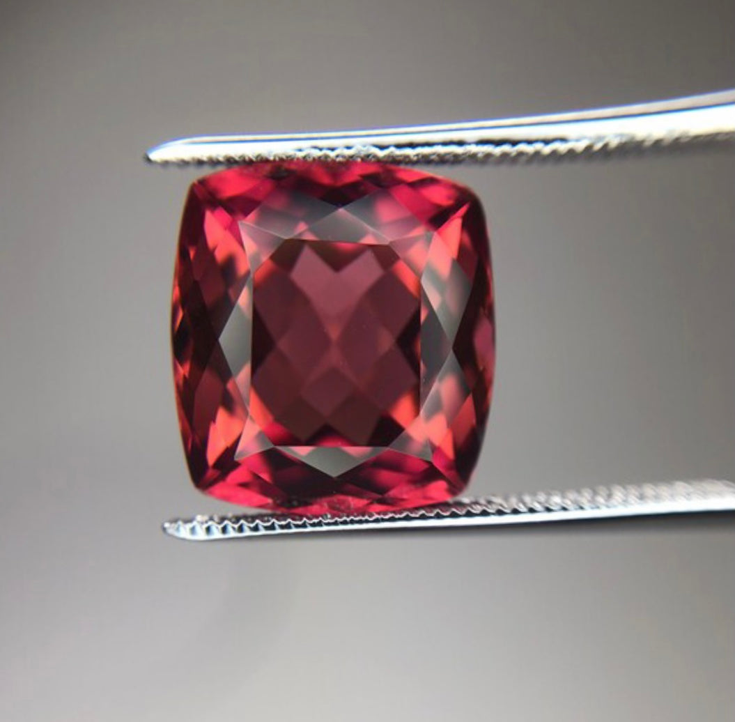 Natural Tourmaline Rubellite 7.13 ct Cushion Shape