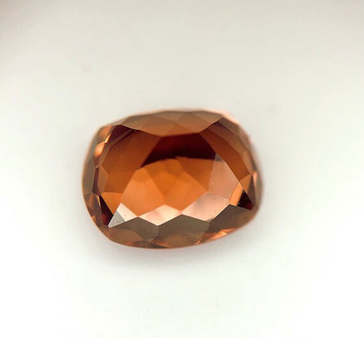 Natural Brownish-Orange Imperial Topaz cushion Shape 6.38 ct