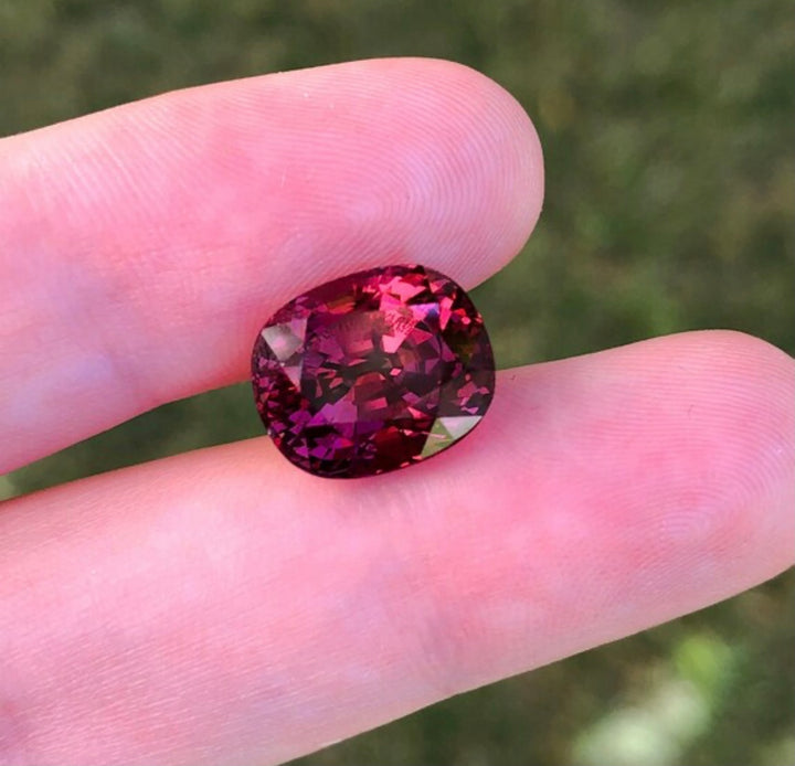 Natural Brownish Red Spinel Cushion Shape 9.36 ct AGL Certified