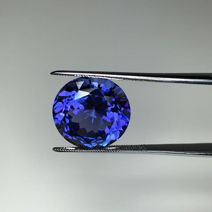 Natural Tanzanite 16.27 ct , Violetish Blue Round Shape