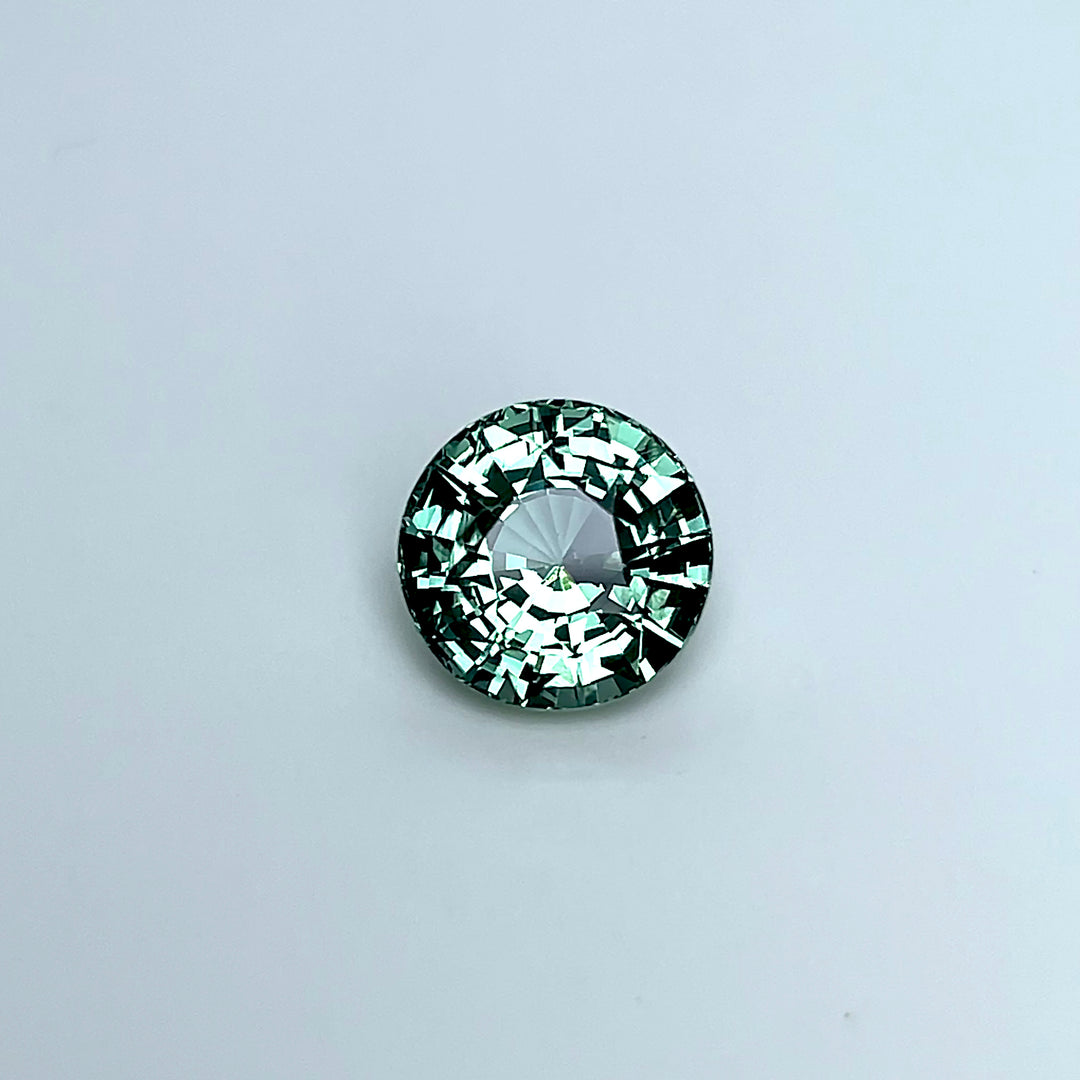 2.16 ct Blue Green Sapphire 7.40x5.00