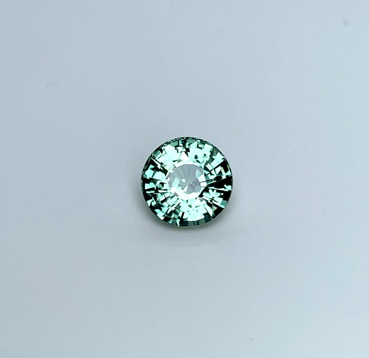 2.16 ct Blue Green Sapphire 7.40x5.00