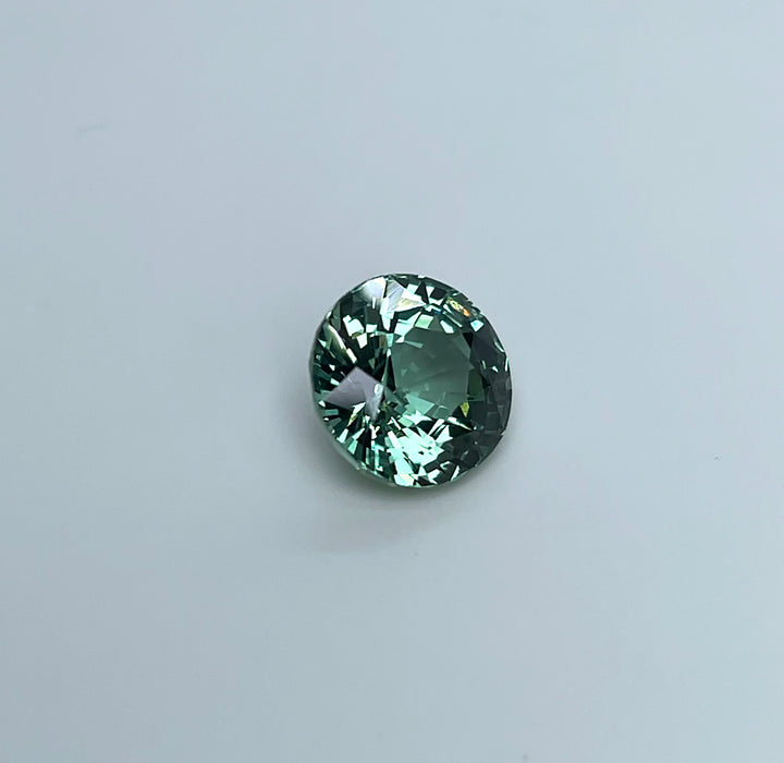 2.16 ct Blue Green Sapphire 7.40x5.00