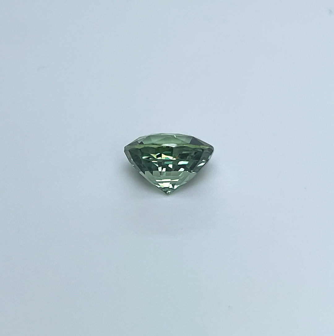 2.16 ct Blue Green Sapphire 7.40x5.00