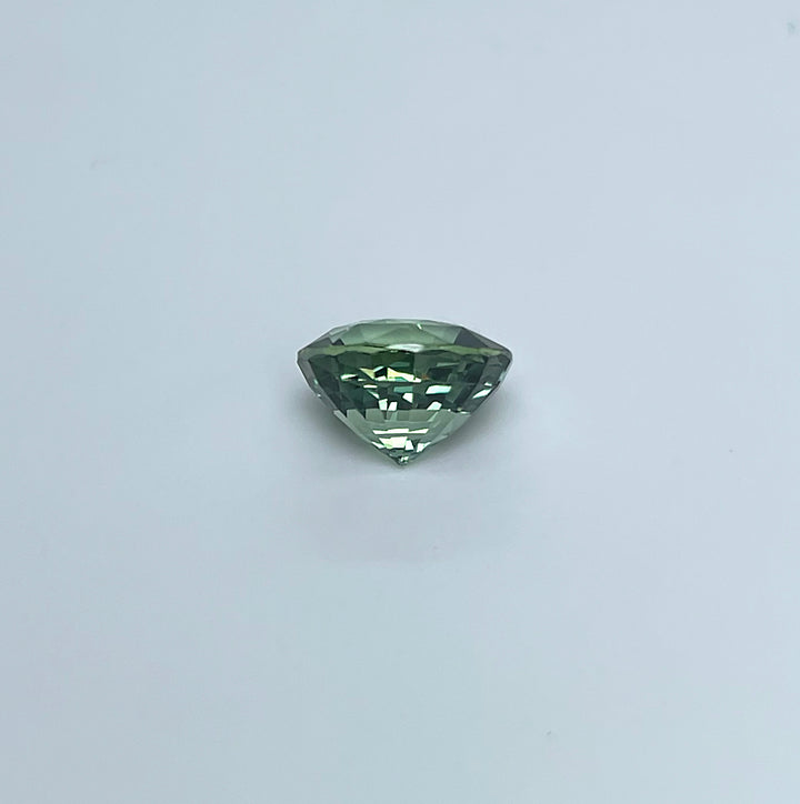 2.16 ct Blue Green Sapphire 7.40x5.00