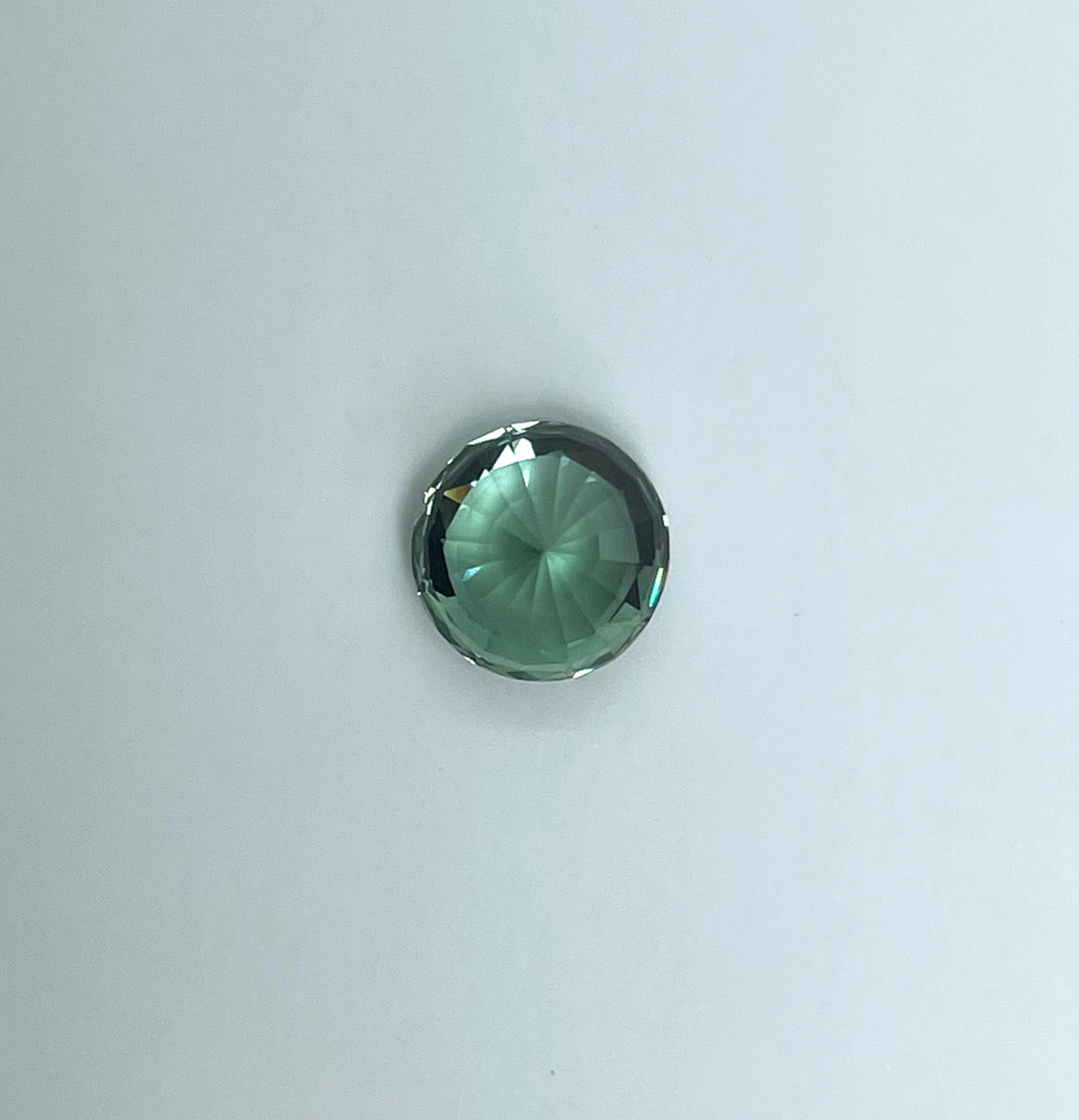 2.16 ct Blue Green Sapphire 7.40x5.00