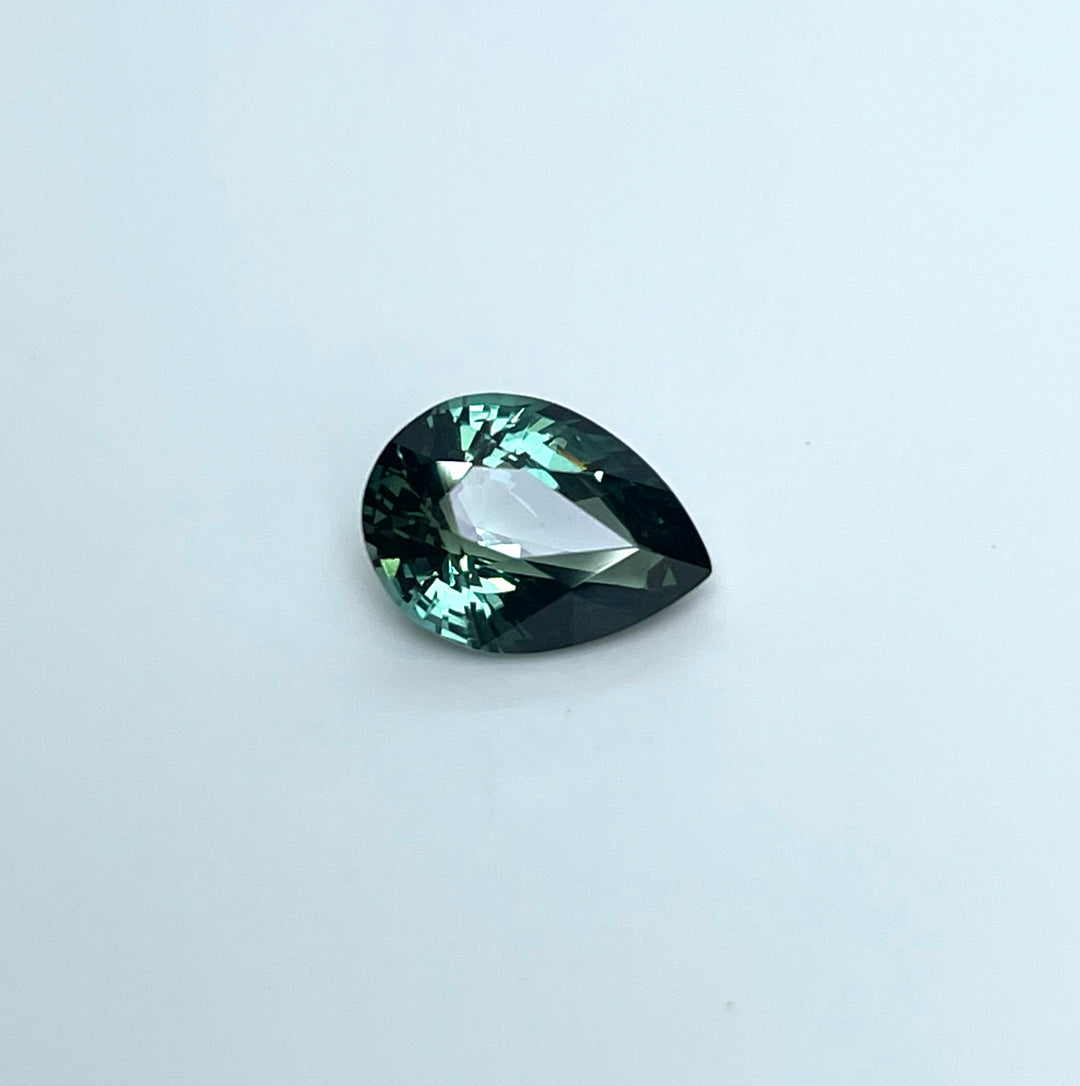 1.50 ct Teal Sapphire 6.20 x 8.40 x 4.20mm