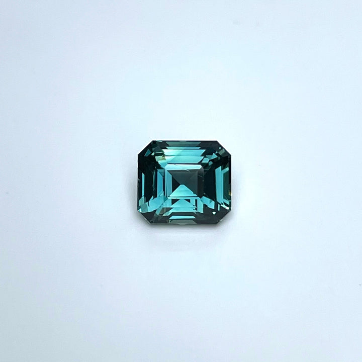 1.55 ct Teal Green Sapphire 5.90 x 6.10 x 4.30mm