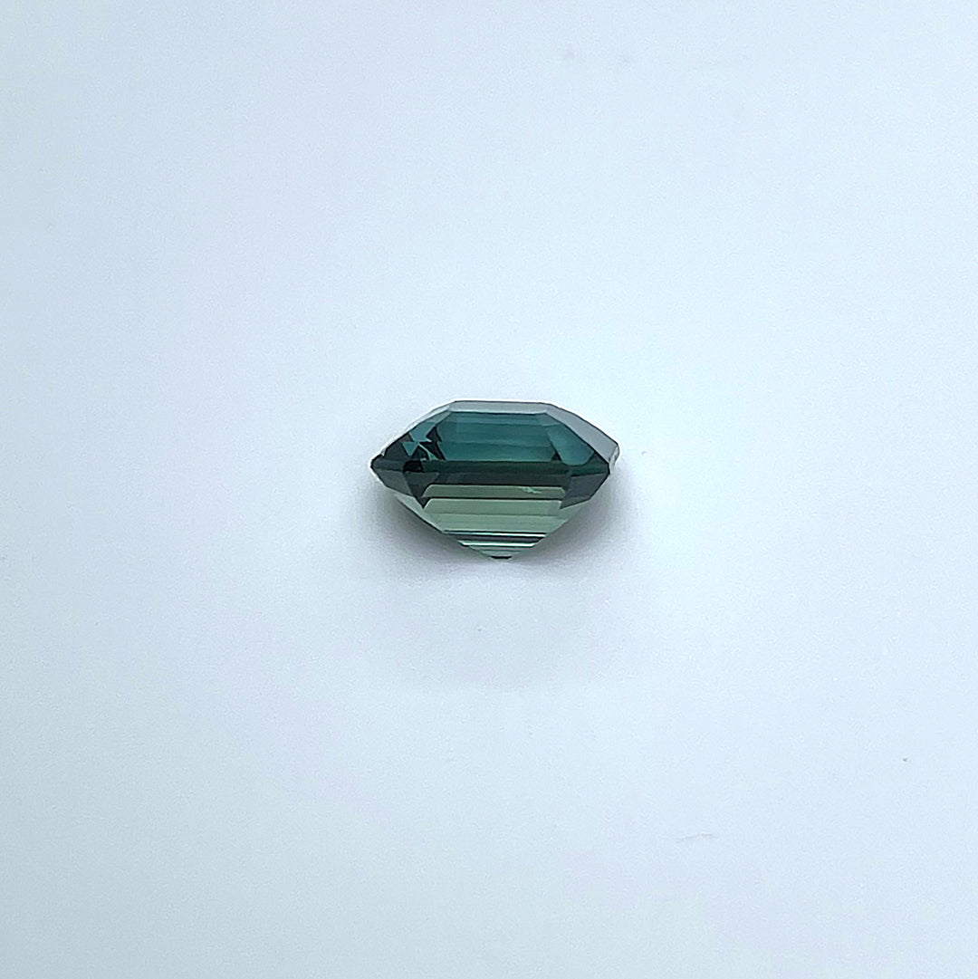 1.55 ct Teal Green Sapphire 5.90 x 6.10 x 4.30mm