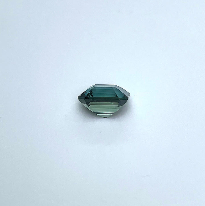 1.55 ct Teal Green Sapphire 5.90 x 6.10 x 4.30mm