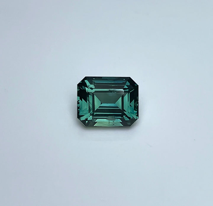 2.26 ct Blue Green Teal Sapphire 6.30x7.60x4.60