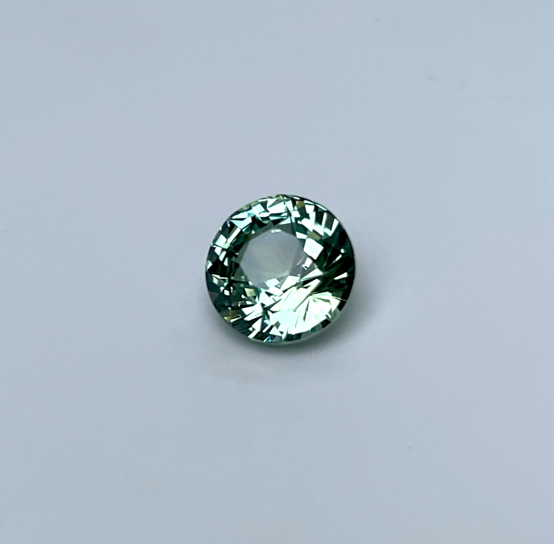 2.09 ct Blue Green Sapphire 7.20x5.00