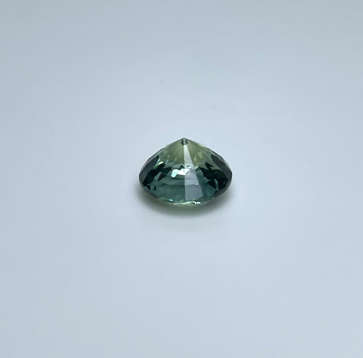 2.09 ct Blue Green Sapphire 7.20x5.00