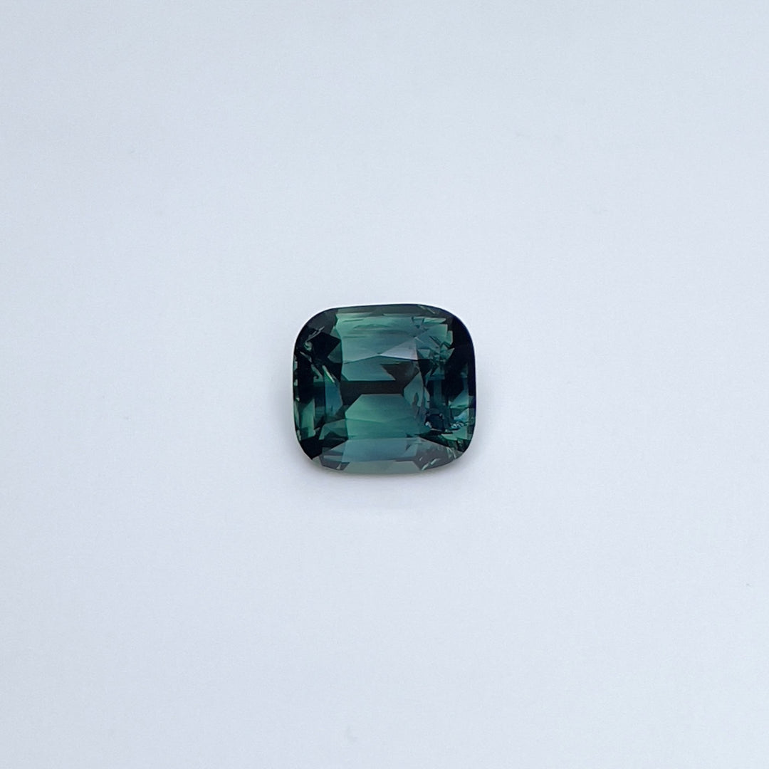 2.08 ct Blue Green Teal Sapphire 6.70x7.40x4.50