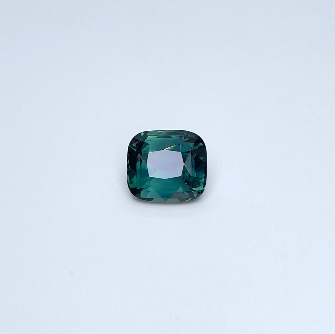 2.08 ct Blue Green Teal Sapphire 6.70x7.40x4.50