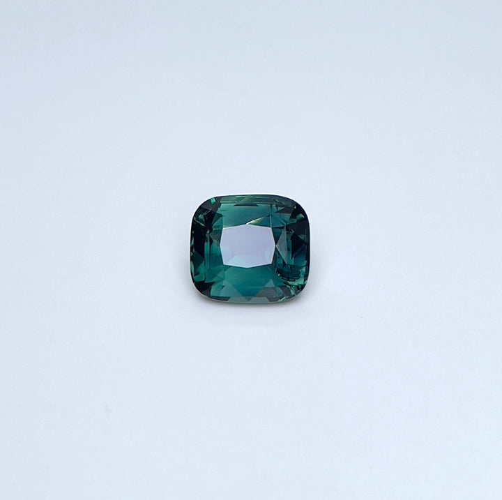 2.08 ct Blue Green Teal Sapphire 6.70x7.40x4.50