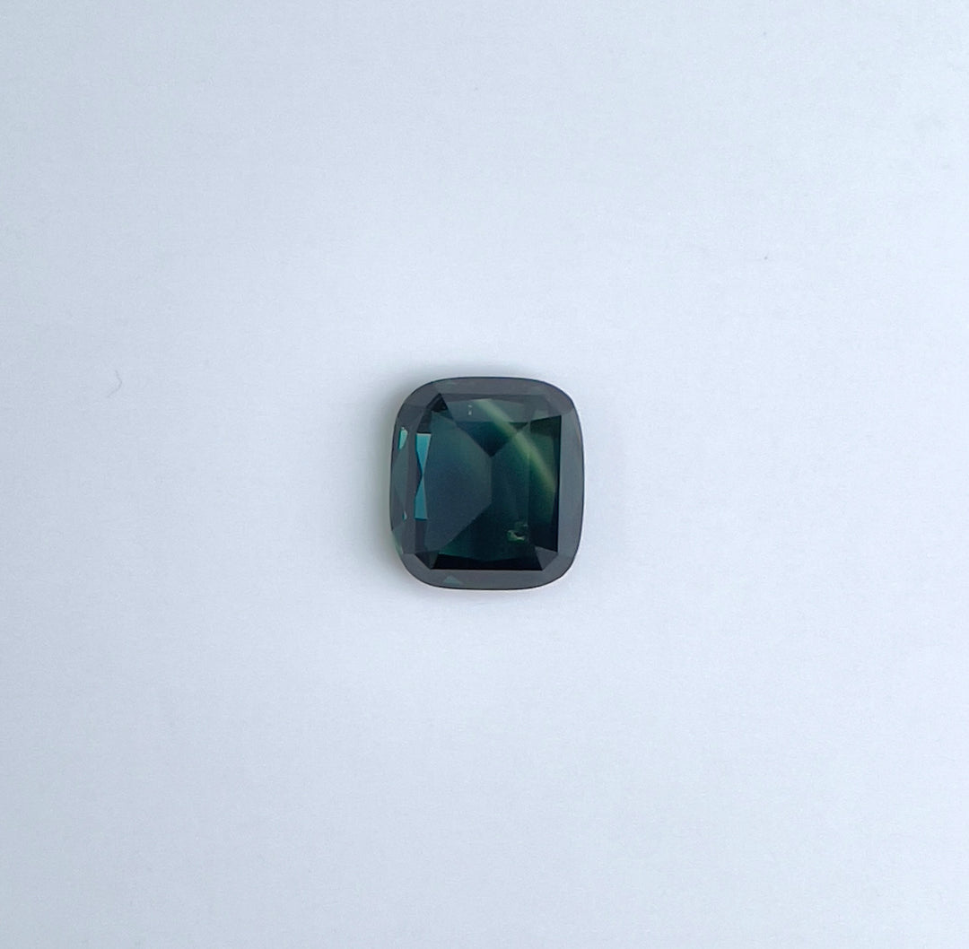 2.08 ct Blue Green Teal Sapphire 6.70x7.40x4.50