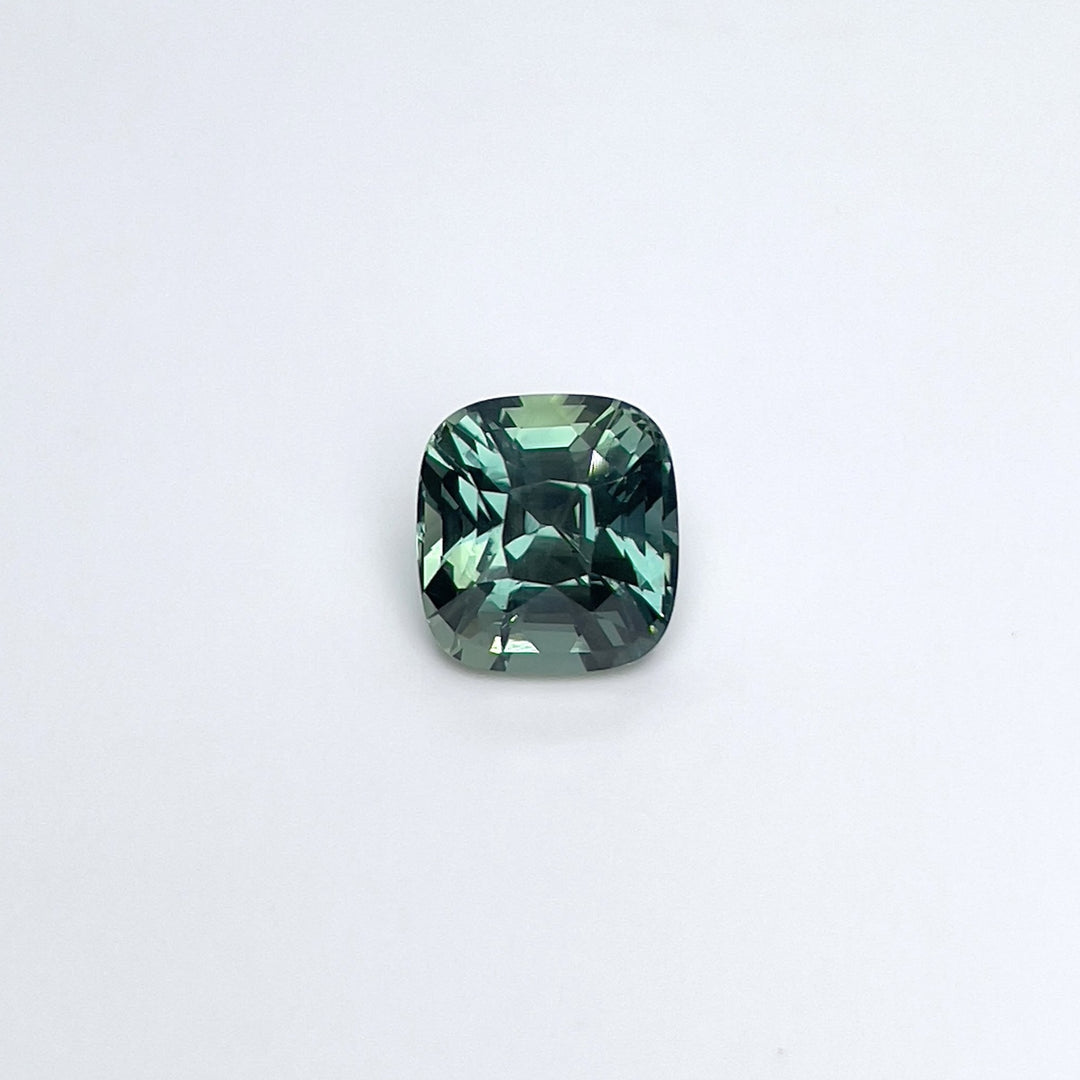 2.12 ct Blue Green Sapphire 6.50x7.00x5.50