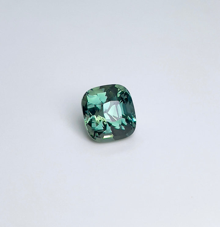 2.12 ct Blue Green Sapphire 6.50x7.00x5.50