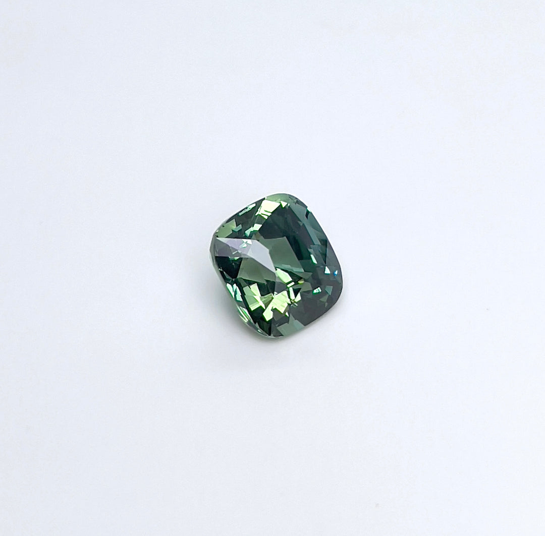 2.12 ct Blue Green Sapphire 6.50x7.00x5.50