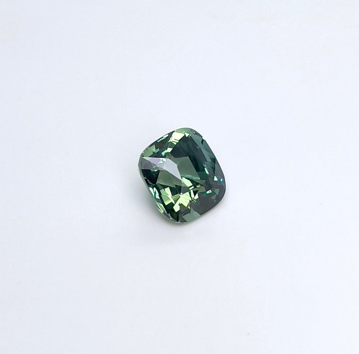 2.12 ct Blue Green Sapphire 6.50x7.00x5.50