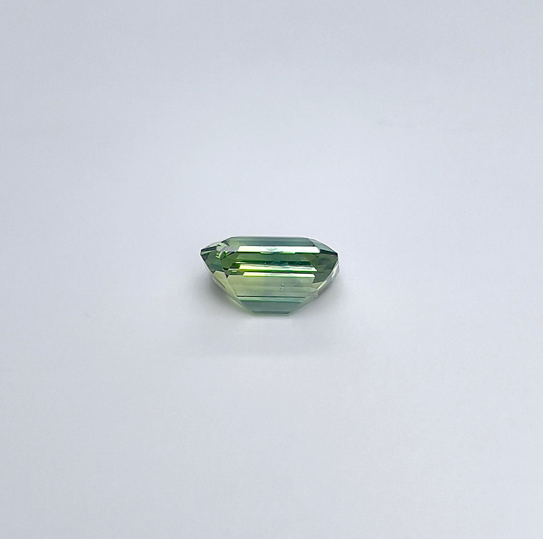 1.71 ct Teal Green Sapphire 5.50 x 7.50 x 4.10