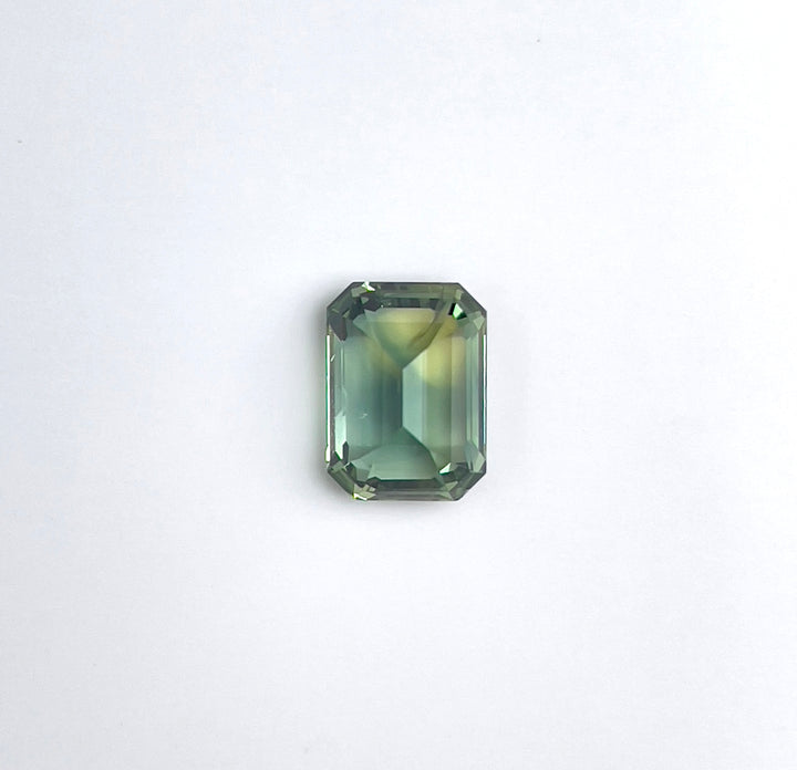 1.71 ct Teal Green Sapphire 5.50 x 7.50 x 4.10