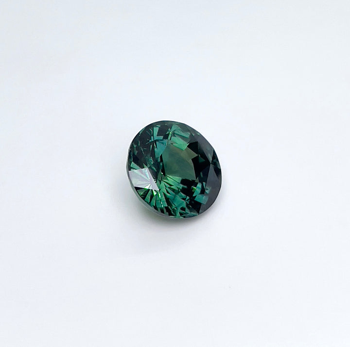 5.0 ct Blue Green Teal Sapphire 6.80x9.80