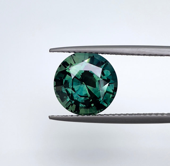 5.0 ct Blue Green Teal Sapphire 6.80x9.80