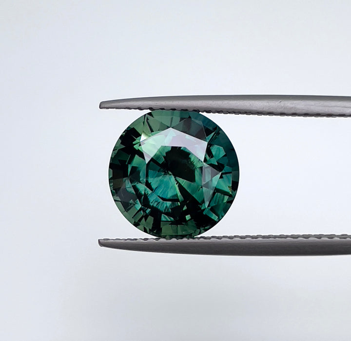 5.0 ct Blue Green Teal Sapphire 6.80x9.80