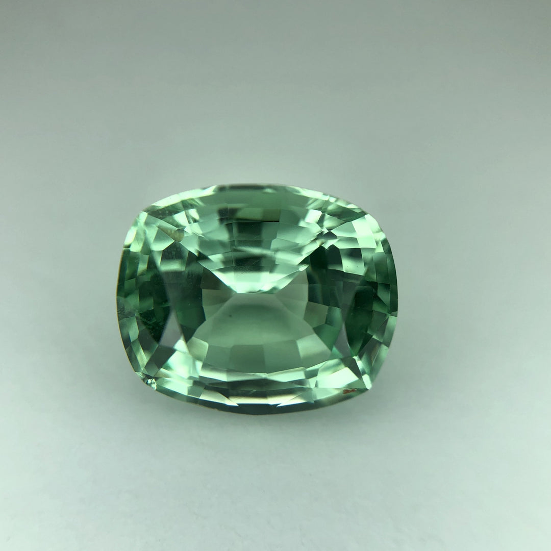 RARE 4.04 ct Merelani Mint Green Grossular Garnet Cushion Shape