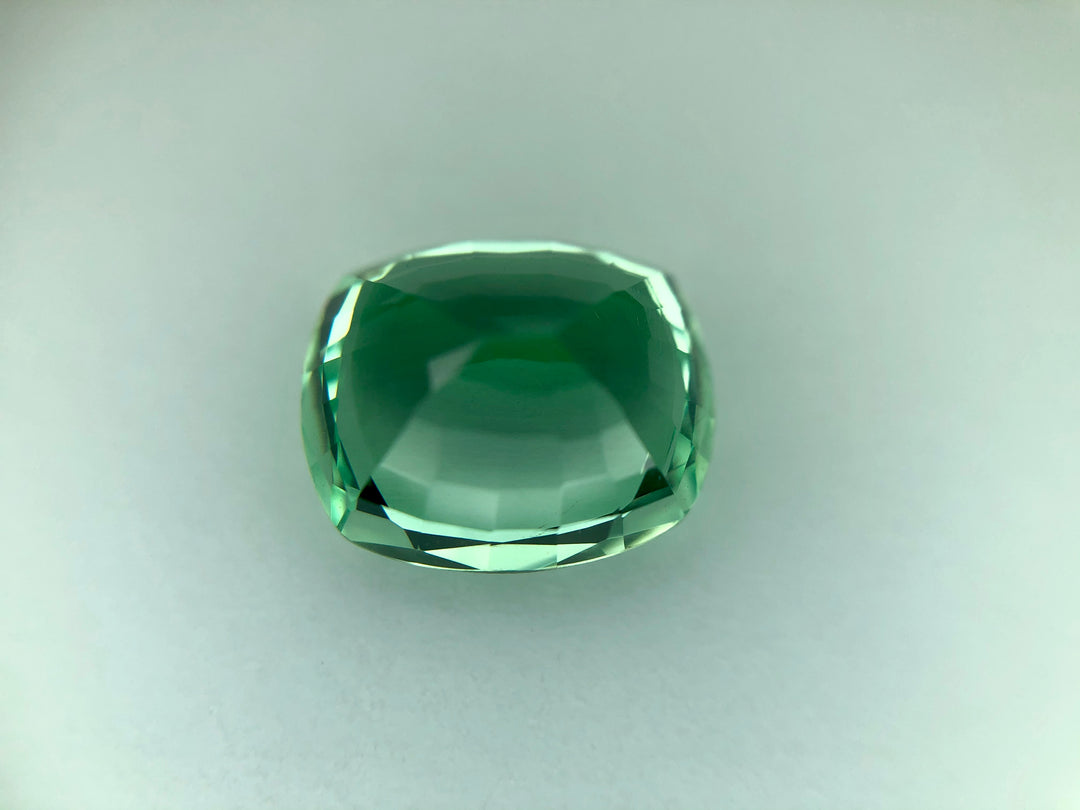 RARE 4.04 ct Merelani Mint Green Grossular Garnet Cushion Shape