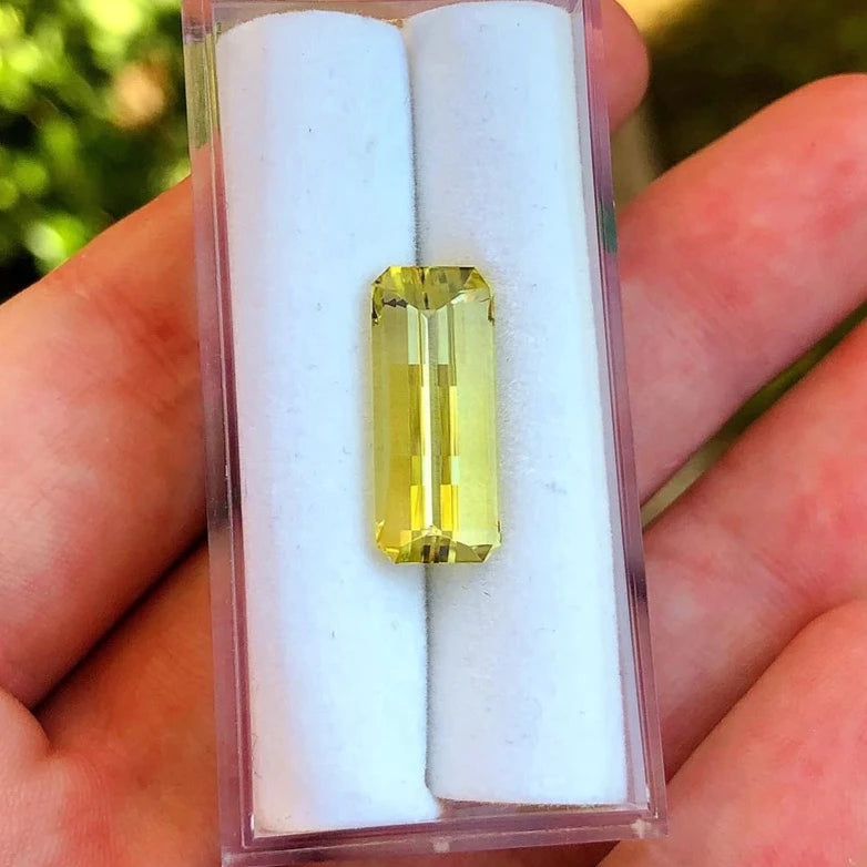 5.51 ct Golden Beryl Heliodor from Tajikistan